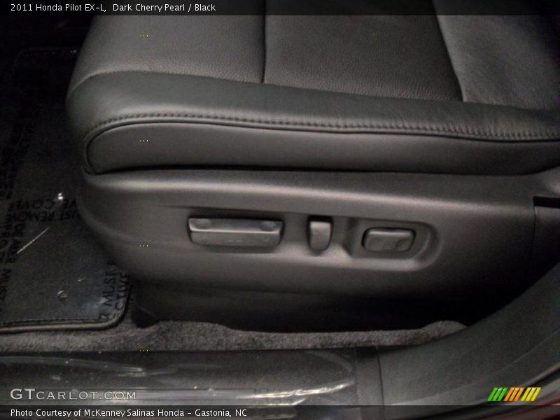 Dark Cherry Pearl / Black 2011 Honda Pilot EX-L