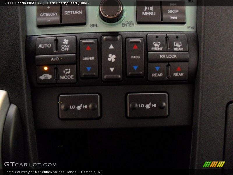 Dark Cherry Pearl / Black 2011 Honda Pilot EX-L