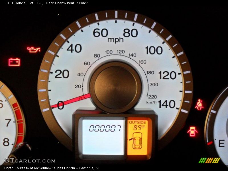 Dark Cherry Pearl / Black 2011 Honda Pilot EX-L