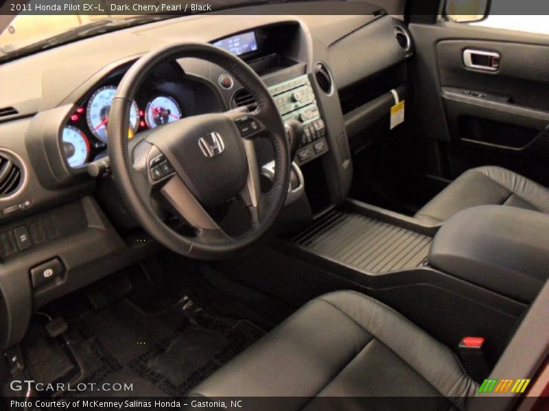 Dark Cherry Pearl / Black 2011 Honda Pilot EX-L