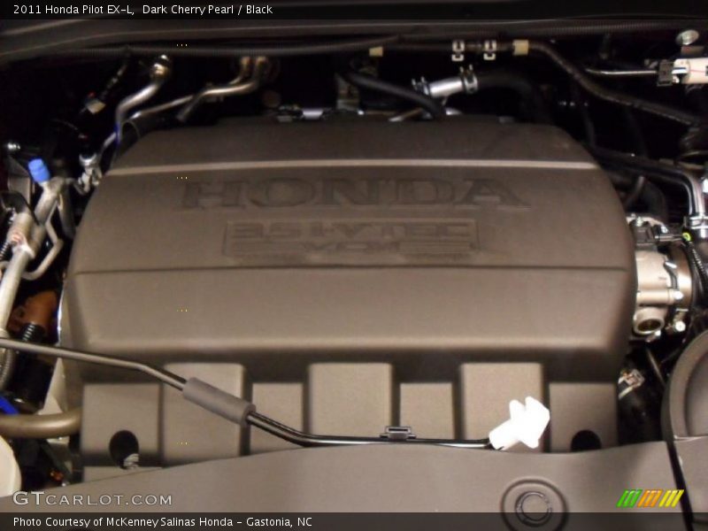 Dark Cherry Pearl / Black 2011 Honda Pilot EX-L