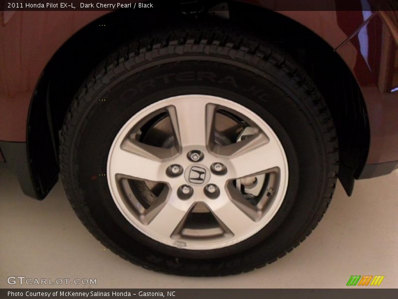 Dark Cherry Pearl / Black 2011 Honda Pilot EX-L
