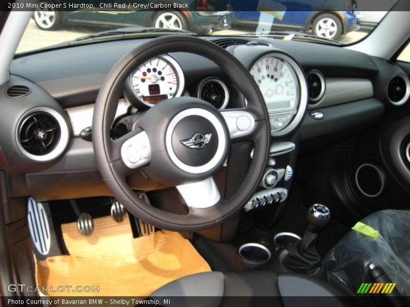 Chili Red / Grey/Carbon Black 2010 Mini Cooper S Hardtop