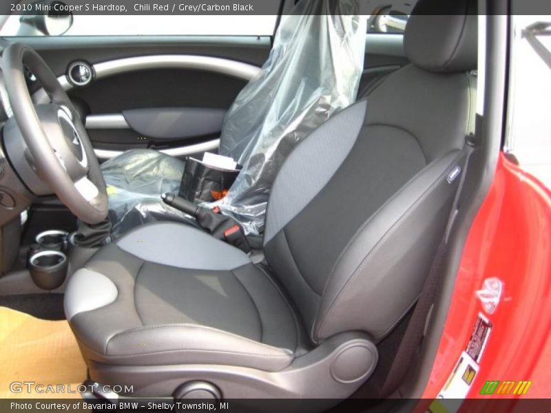Chili Red / Grey/Carbon Black 2010 Mini Cooper S Hardtop