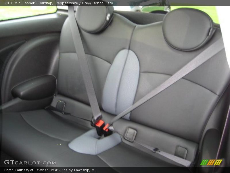 Pepper White / Grey/Carbon Black 2010 Mini Cooper S Hardtop
