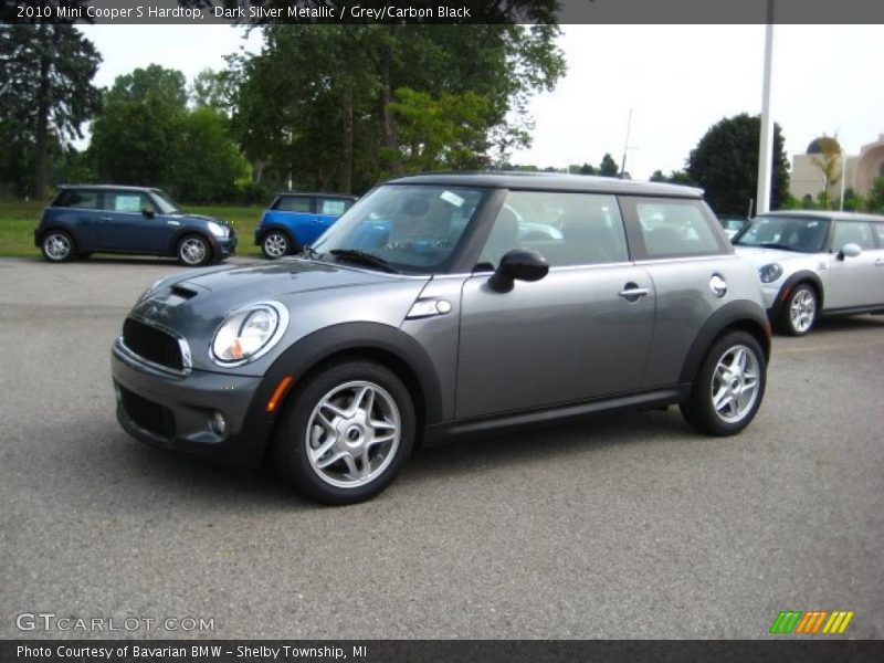 Dark Silver Metallic / Grey/Carbon Black 2010 Mini Cooper S Hardtop