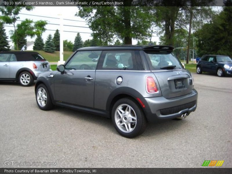 Dark Silver Metallic / Grey/Carbon Black 2010 Mini Cooper S Hardtop
