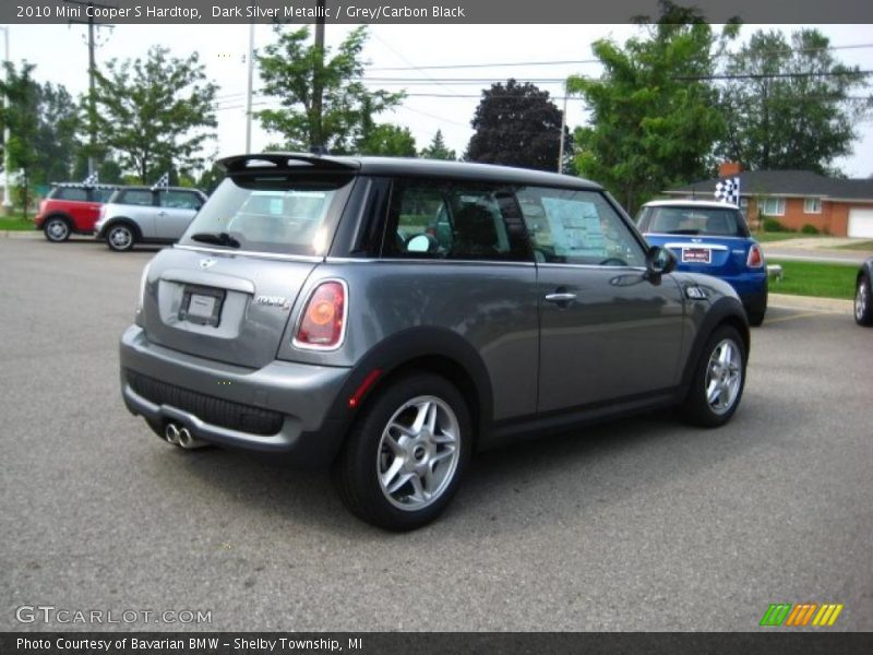 Dark Silver Metallic / Grey/Carbon Black 2010 Mini Cooper S Hardtop