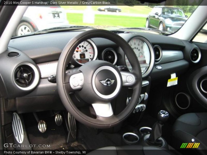 Dark Silver Metallic / Grey/Carbon Black 2010 Mini Cooper S Hardtop