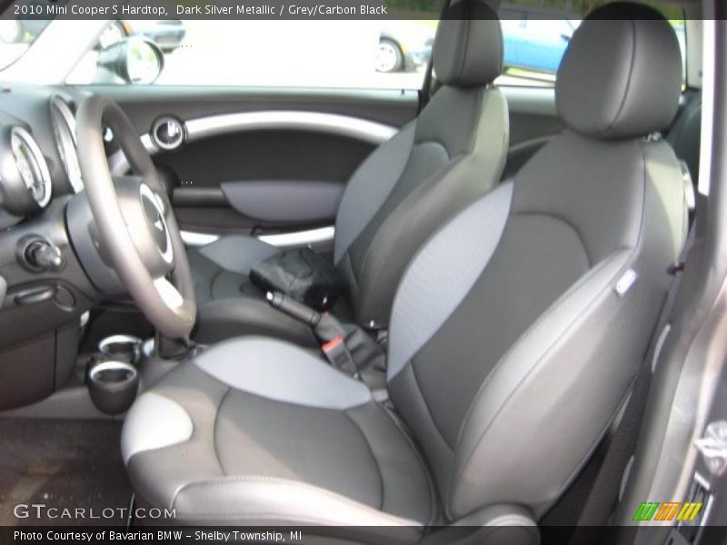 Dark Silver Metallic / Grey/Carbon Black 2010 Mini Cooper S Hardtop