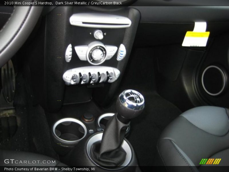 Dark Silver Metallic / Grey/Carbon Black 2010 Mini Cooper S Hardtop