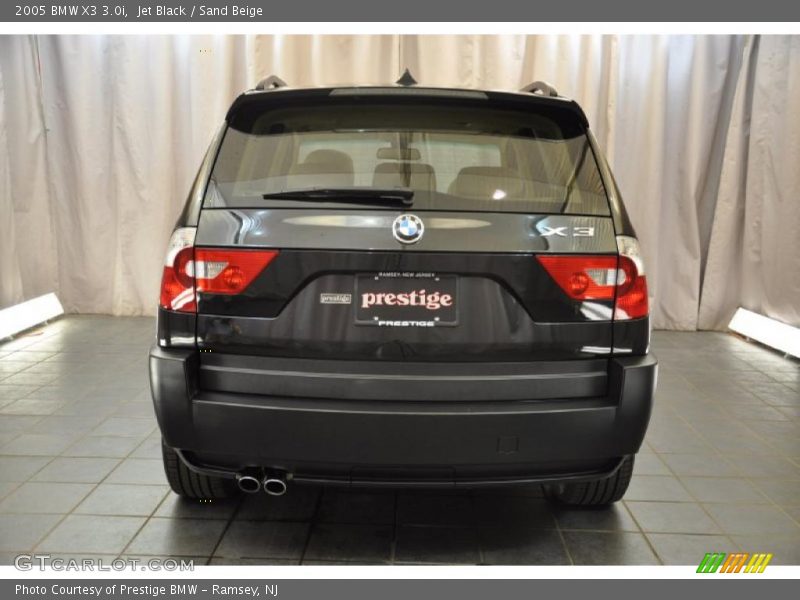 Jet Black / Sand Beige 2005 BMW X3 3.0i