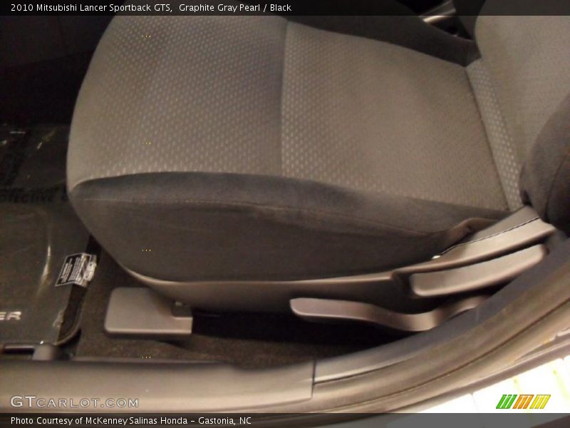 Graphite Gray Pearl / Black 2010 Mitsubishi Lancer Sportback GTS