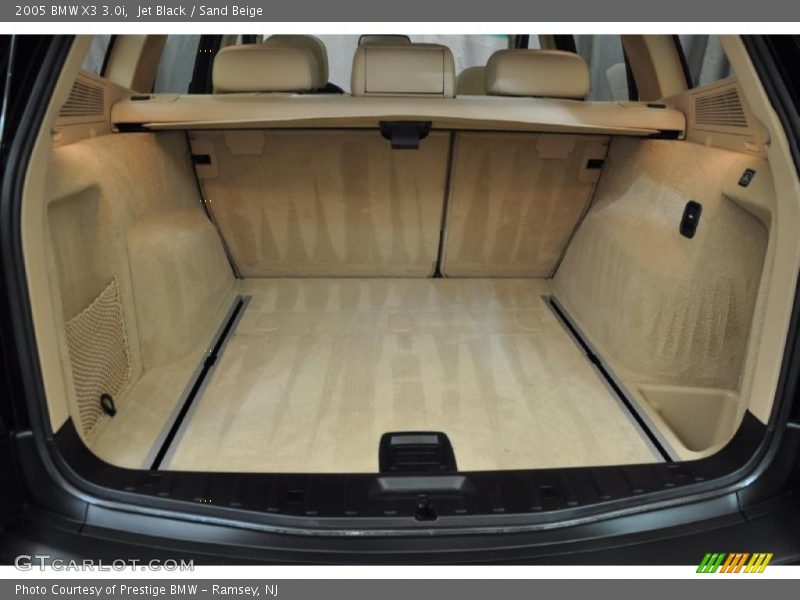 Jet Black / Sand Beige 2005 BMW X3 3.0i