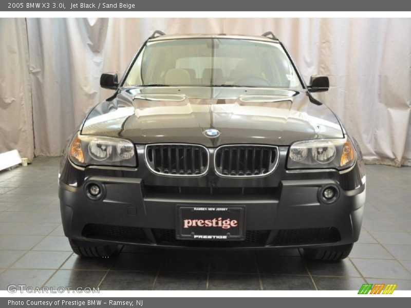 Jet Black / Sand Beige 2005 BMW X3 3.0i