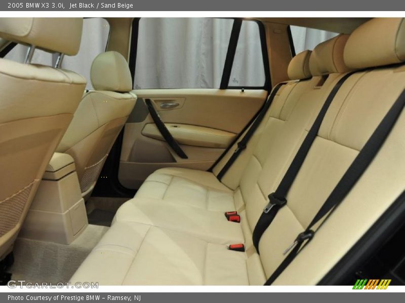 Jet Black / Sand Beige 2005 BMW X3 3.0i