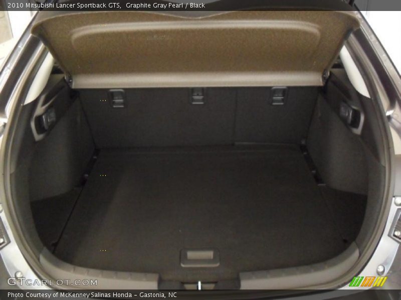 Graphite Gray Pearl / Black 2010 Mitsubishi Lancer Sportback GTS