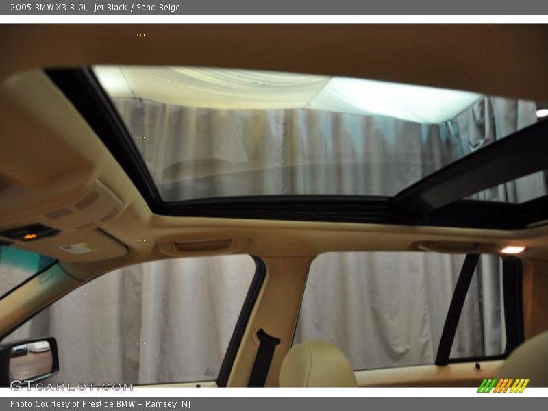 Jet Black / Sand Beige 2005 BMW X3 3.0i