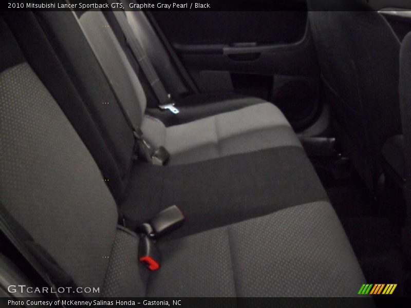 Graphite Gray Pearl / Black 2010 Mitsubishi Lancer Sportback GTS