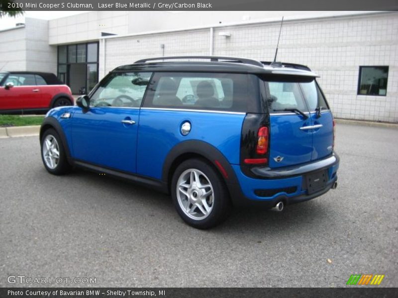 Laser Blue Metallic / Grey/Carbon Black 2010 Mini Cooper S Clubman