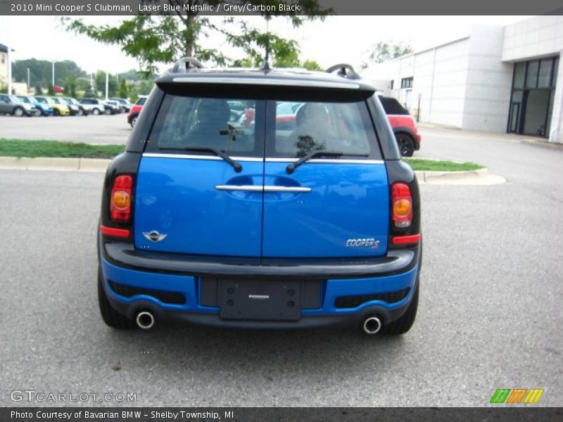 Laser Blue Metallic / Grey/Carbon Black 2010 Mini Cooper S Clubman