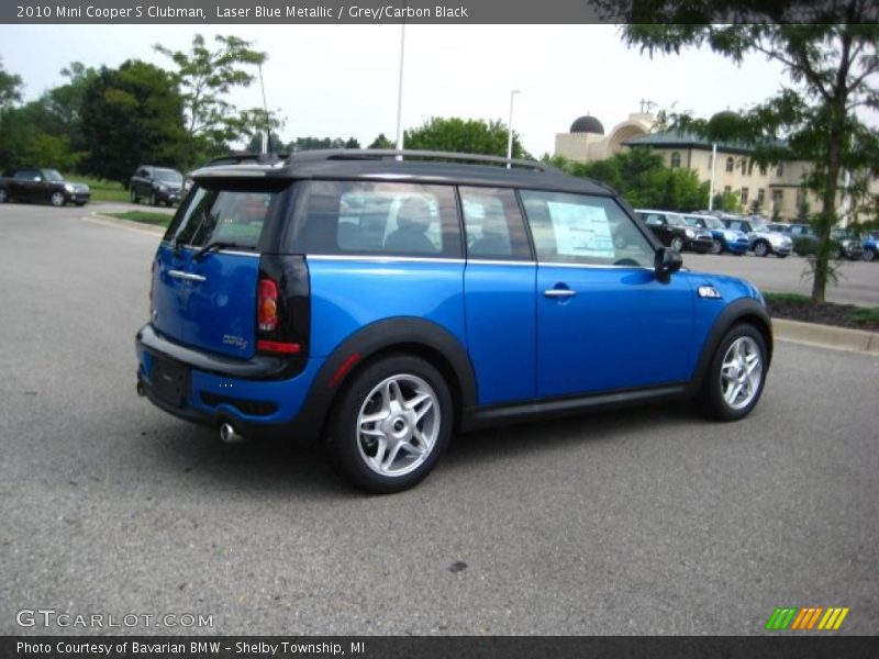 Laser Blue Metallic / Grey/Carbon Black 2010 Mini Cooper S Clubman