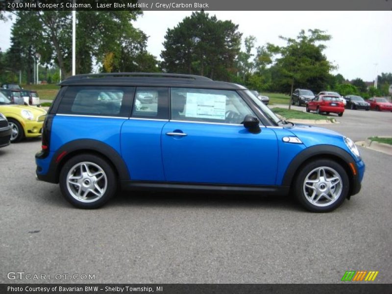Laser Blue Metallic / Grey/Carbon Black 2010 Mini Cooper S Clubman