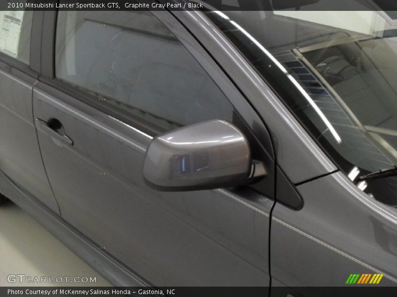 Graphite Gray Pearl / Black 2010 Mitsubishi Lancer Sportback GTS