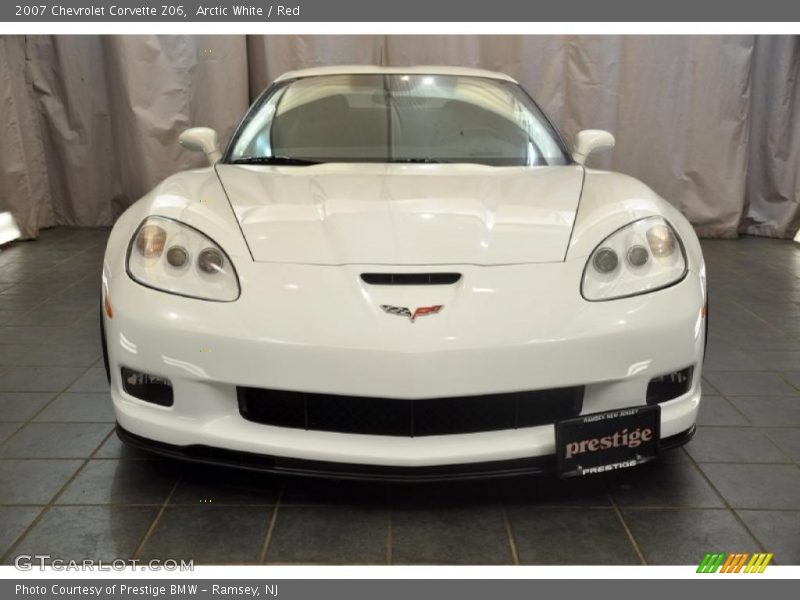 Arctic White / Red 2007 Chevrolet Corvette Z06