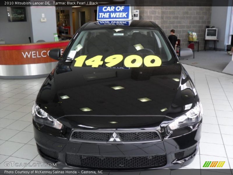 Tarmac Black Pearl / Black 2010 Mitsubishi Lancer DE
