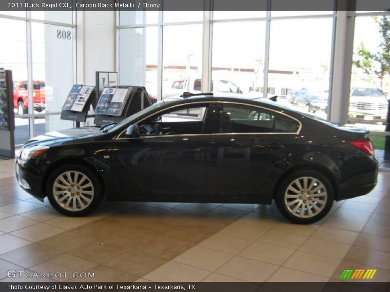 Carbon Black Metallic / Ebony 2011 Buick Regal CXL