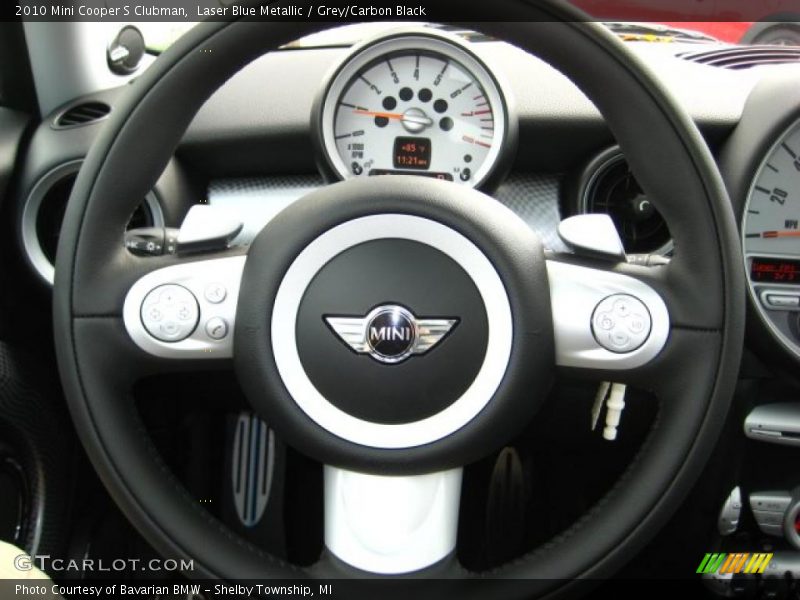 Laser Blue Metallic / Grey/Carbon Black 2010 Mini Cooper S Clubman