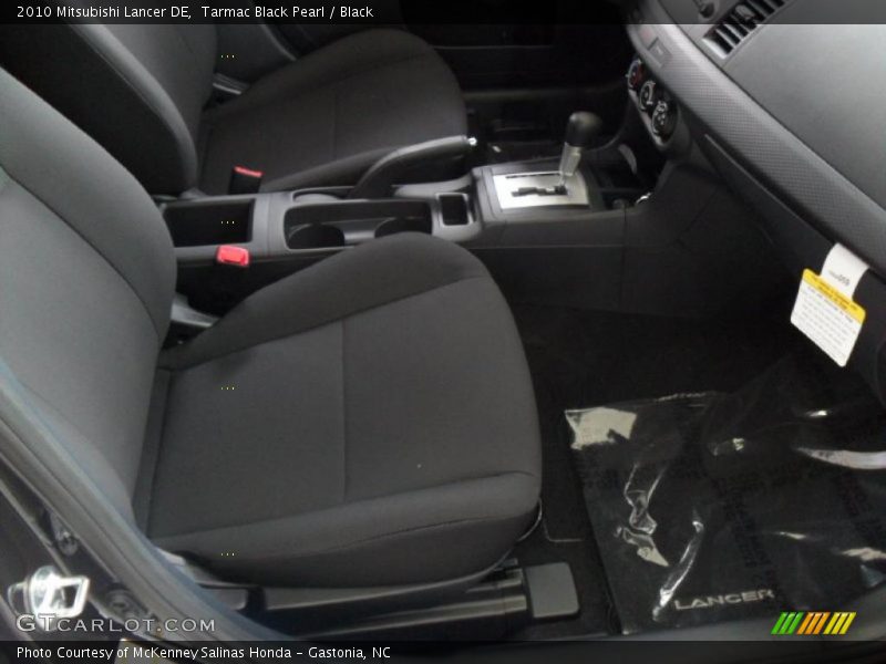 Tarmac Black Pearl / Black 2010 Mitsubishi Lancer DE