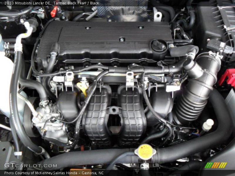Tarmac Black Pearl / Black 2010 Mitsubishi Lancer DE