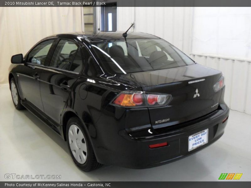 Tarmac Black Pearl / Black 2010 Mitsubishi Lancer DE
