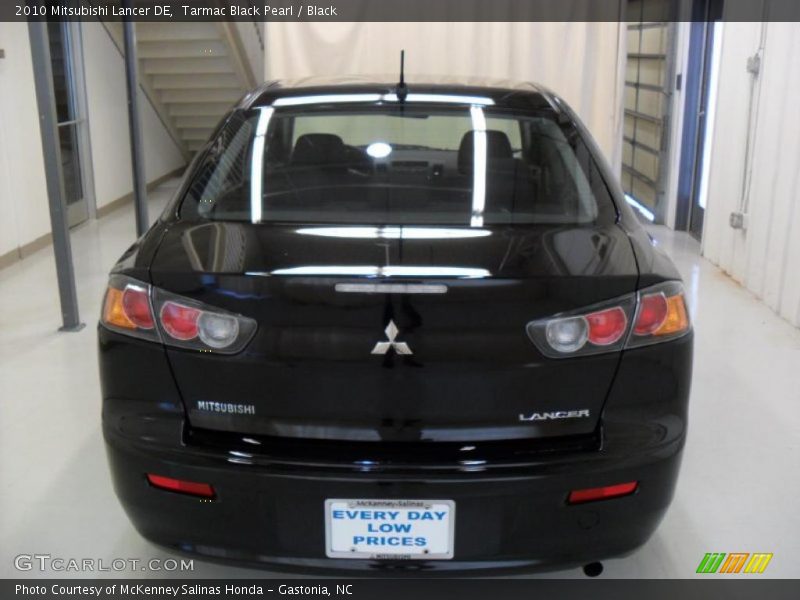 Tarmac Black Pearl / Black 2010 Mitsubishi Lancer DE