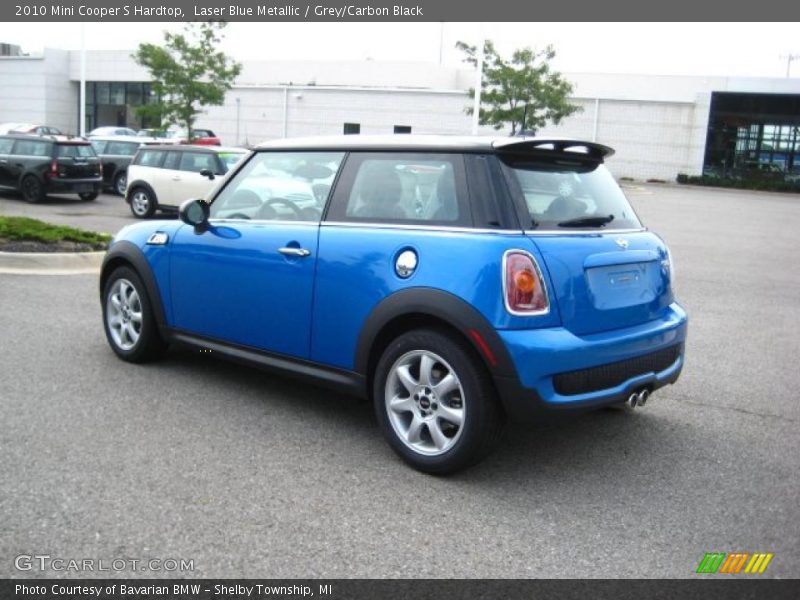 Laser Blue Metallic / Grey/Carbon Black 2010 Mini Cooper S Hardtop