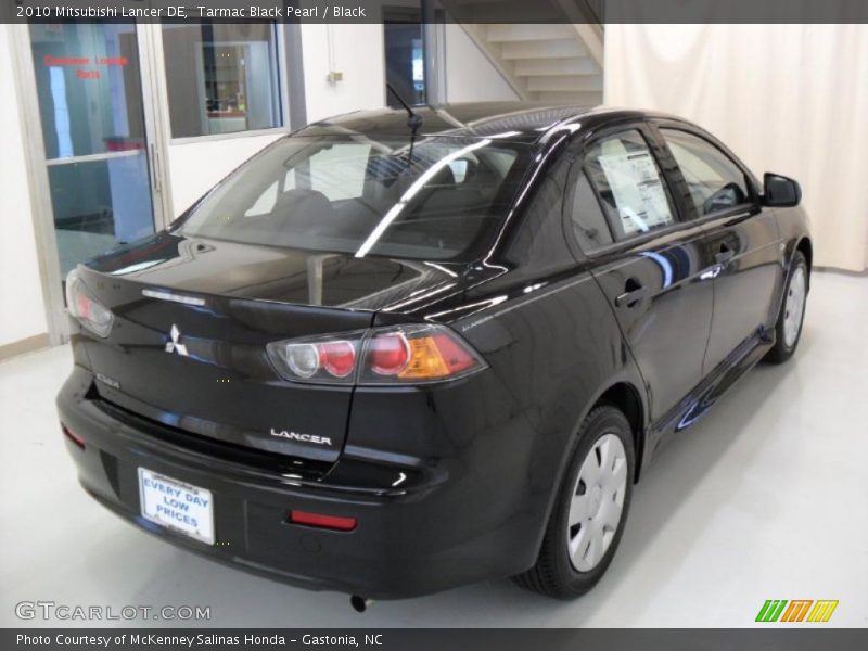 Tarmac Black Pearl / Black 2010 Mitsubishi Lancer DE