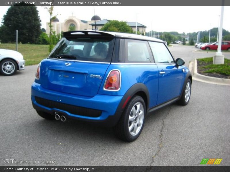 Laser Blue Metallic / Grey/Carbon Black 2010 Mini Cooper S Hardtop