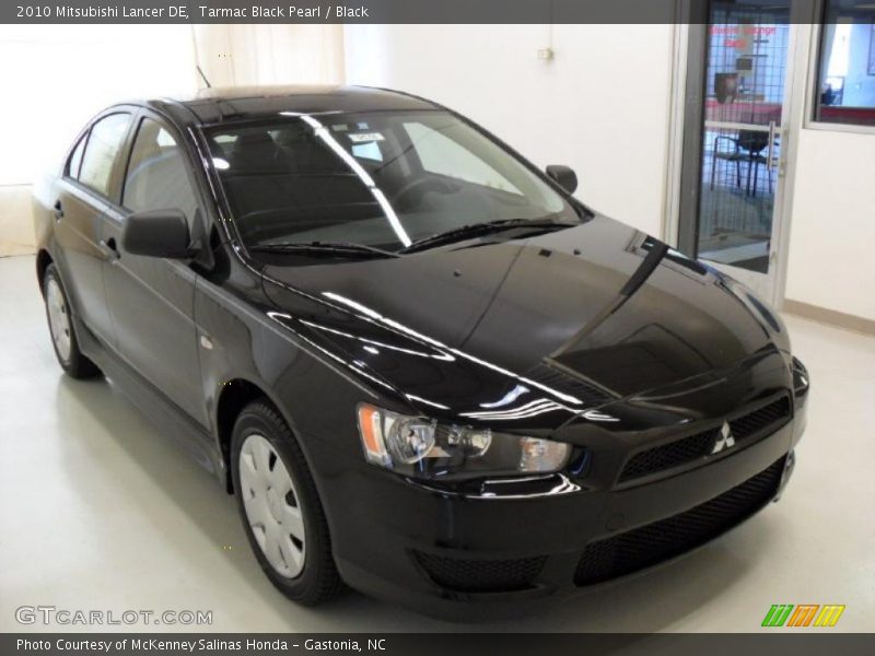 Tarmac Black Pearl / Black 2010 Mitsubishi Lancer DE