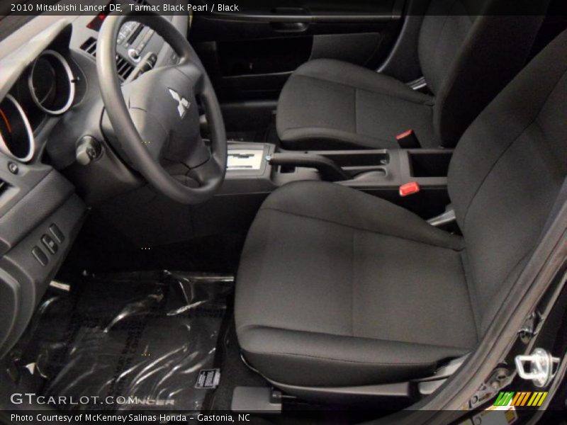Tarmac Black Pearl / Black 2010 Mitsubishi Lancer DE