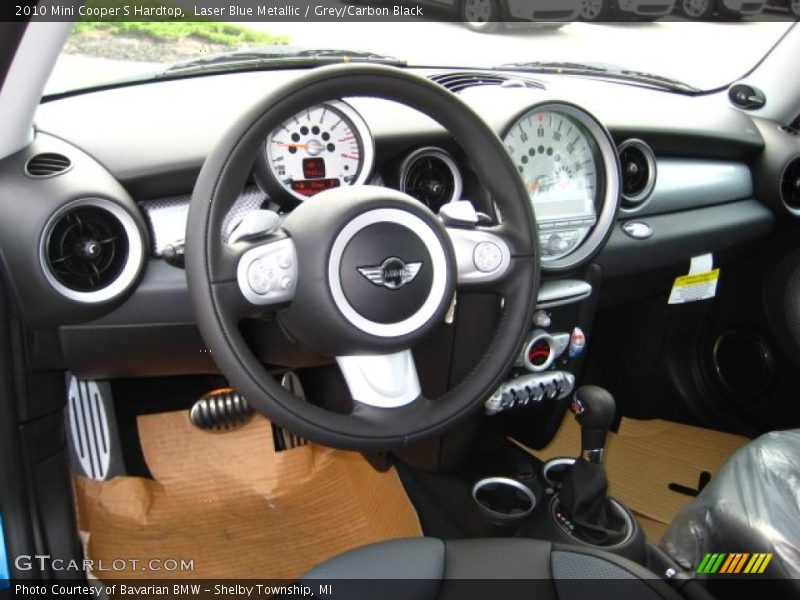 Laser Blue Metallic / Grey/Carbon Black 2010 Mini Cooper S Hardtop