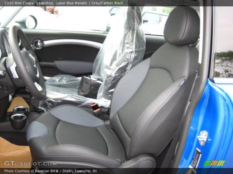 Laser Blue Metallic / Grey/Carbon Black 2010 Mini Cooper S Hardtop