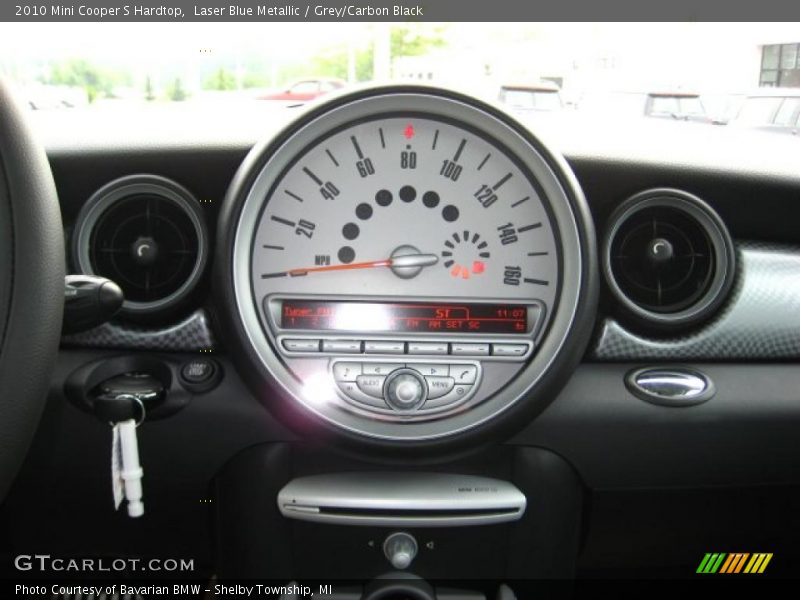 Laser Blue Metallic / Grey/Carbon Black 2010 Mini Cooper S Hardtop