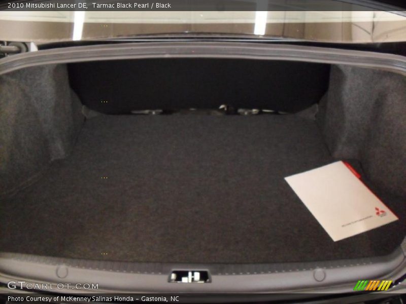 Tarmac Black Pearl / Black 2010 Mitsubishi Lancer DE
