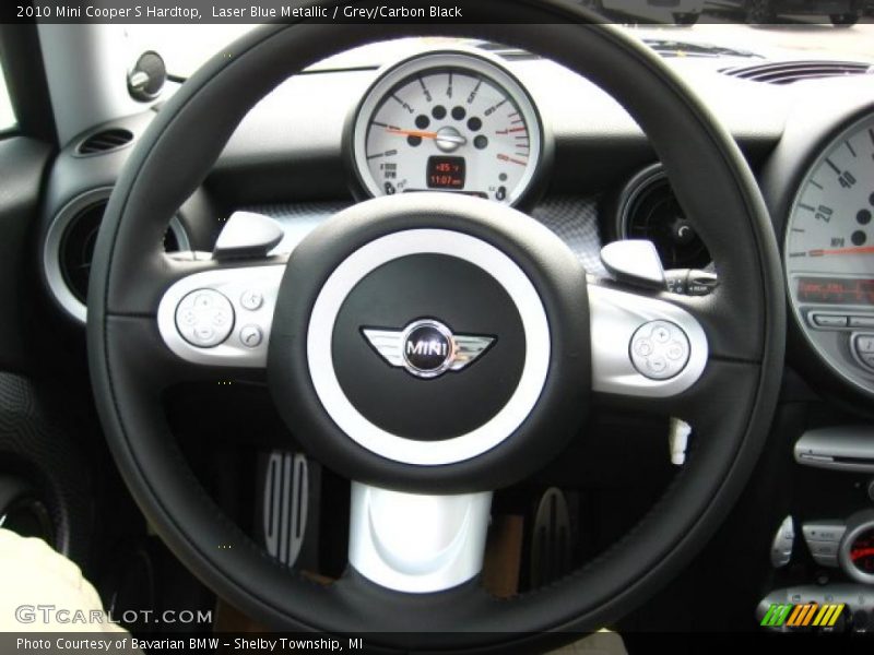 Laser Blue Metallic / Grey/Carbon Black 2010 Mini Cooper S Hardtop