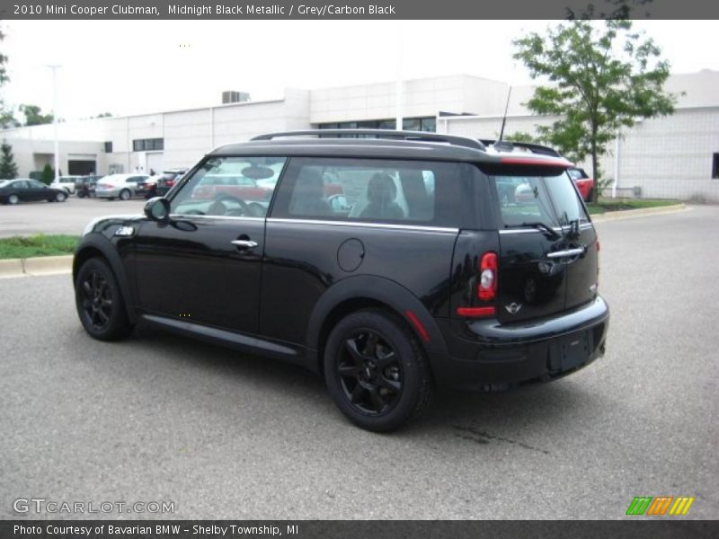 Midnight Black Metallic / Grey/Carbon Black 2010 Mini Cooper Clubman