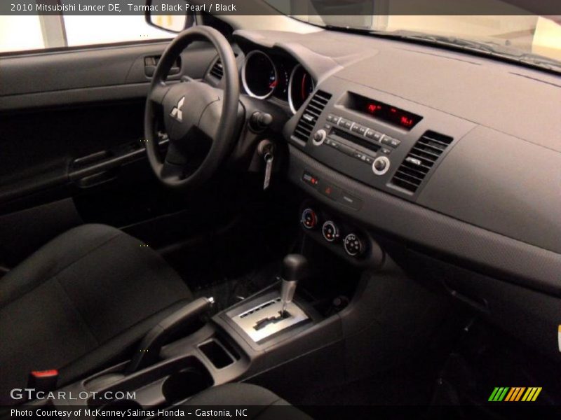 Tarmac Black Pearl / Black 2010 Mitsubishi Lancer DE