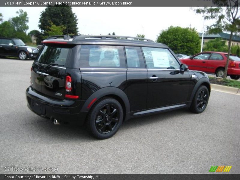 Midnight Black Metallic / Grey/Carbon Black 2010 Mini Cooper Clubman