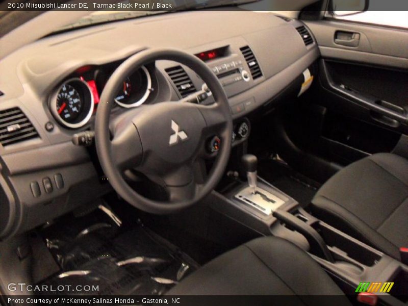 Tarmac Black Pearl / Black 2010 Mitsubishi Lancer DE